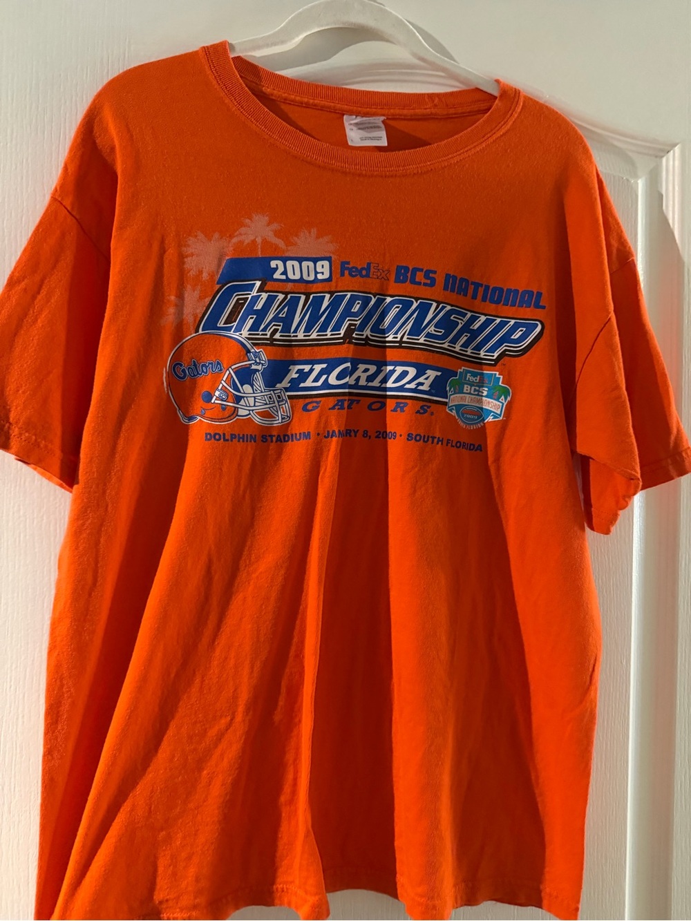Florida Gators 2009 Fed Ex Championship Orange T-Shirt